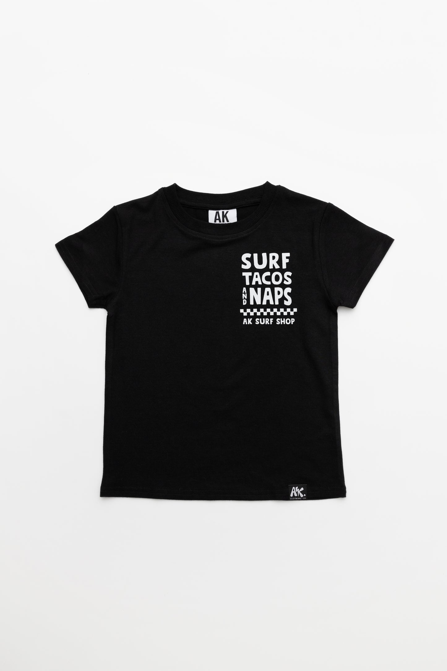 Tacos + Naps BLK-Graphic Bamboo Tee