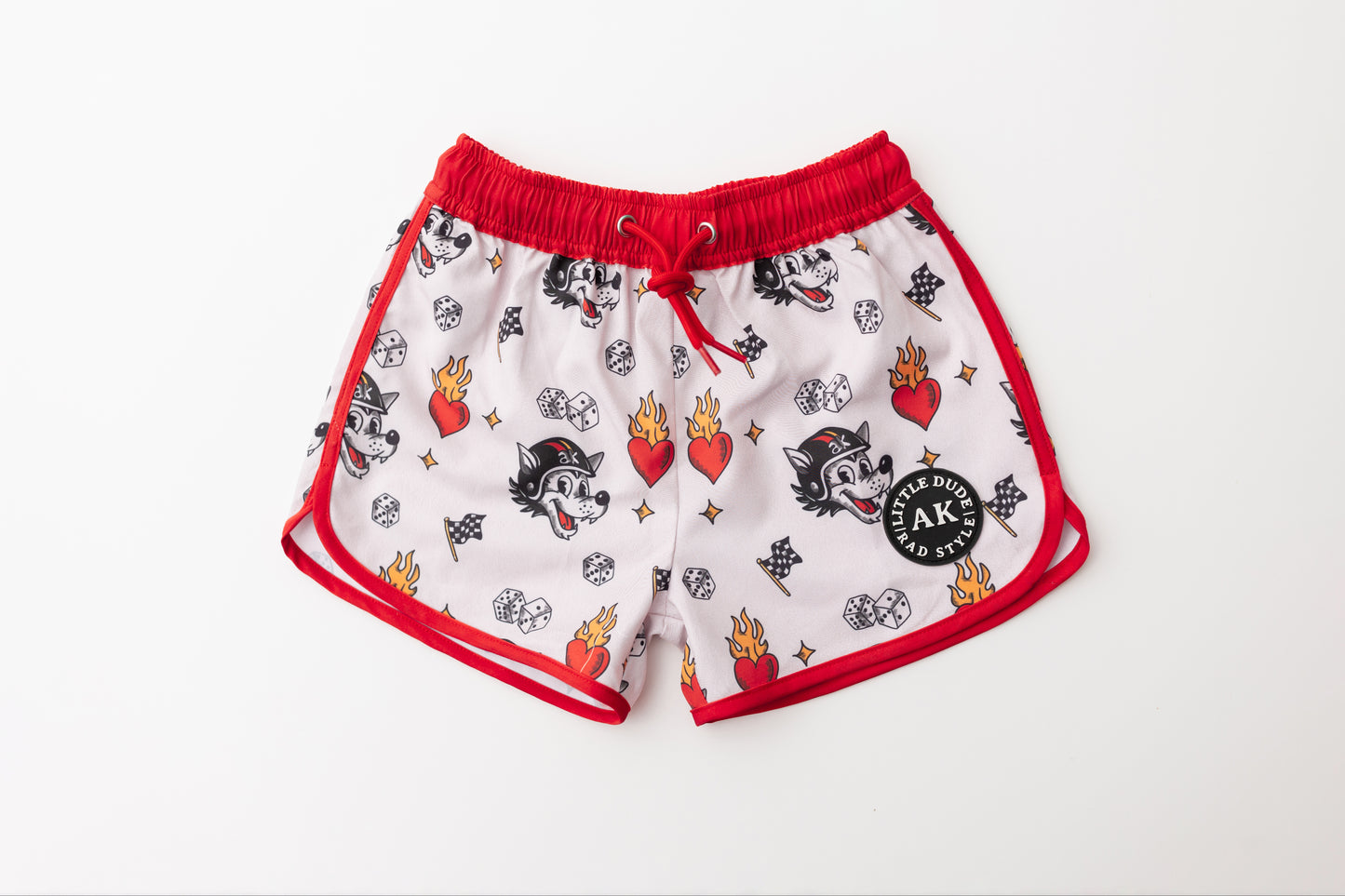 All gas retro hybrid swim-RED PRE ORDER