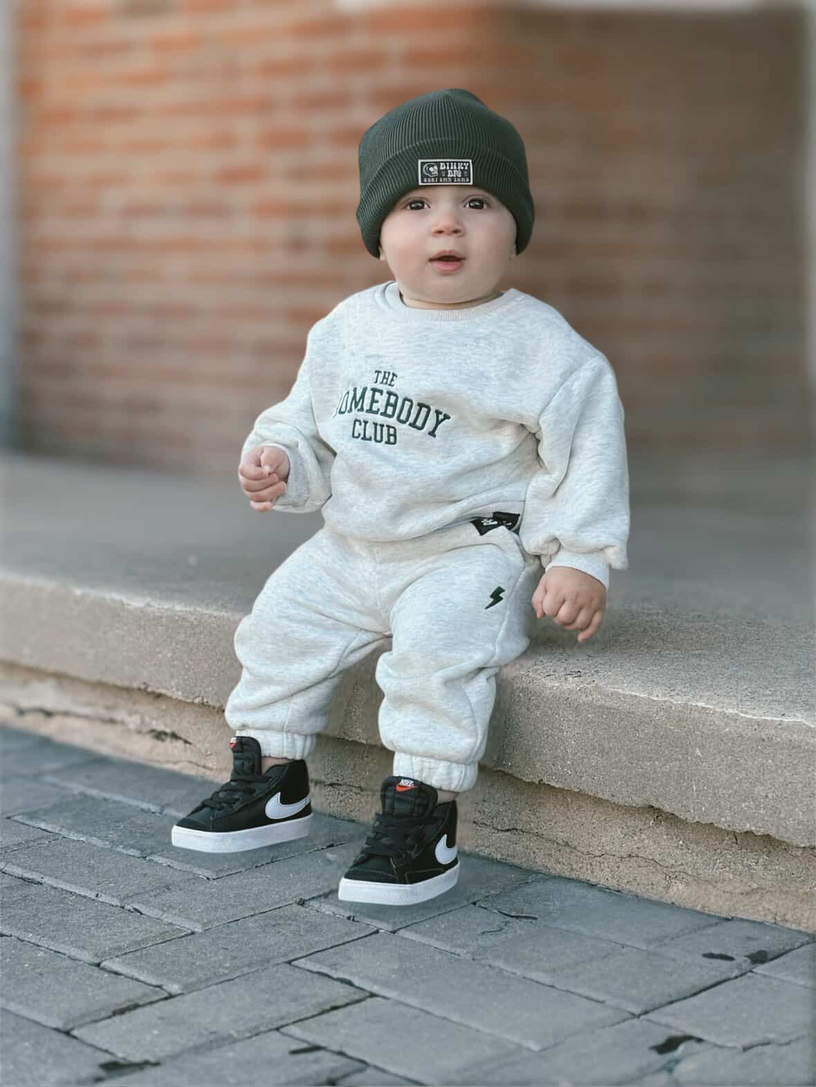 Homebody Sweat Suit-Ash gray