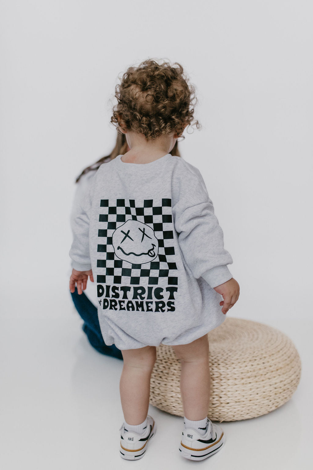 Dreamers nation bubble romper +crewneck
