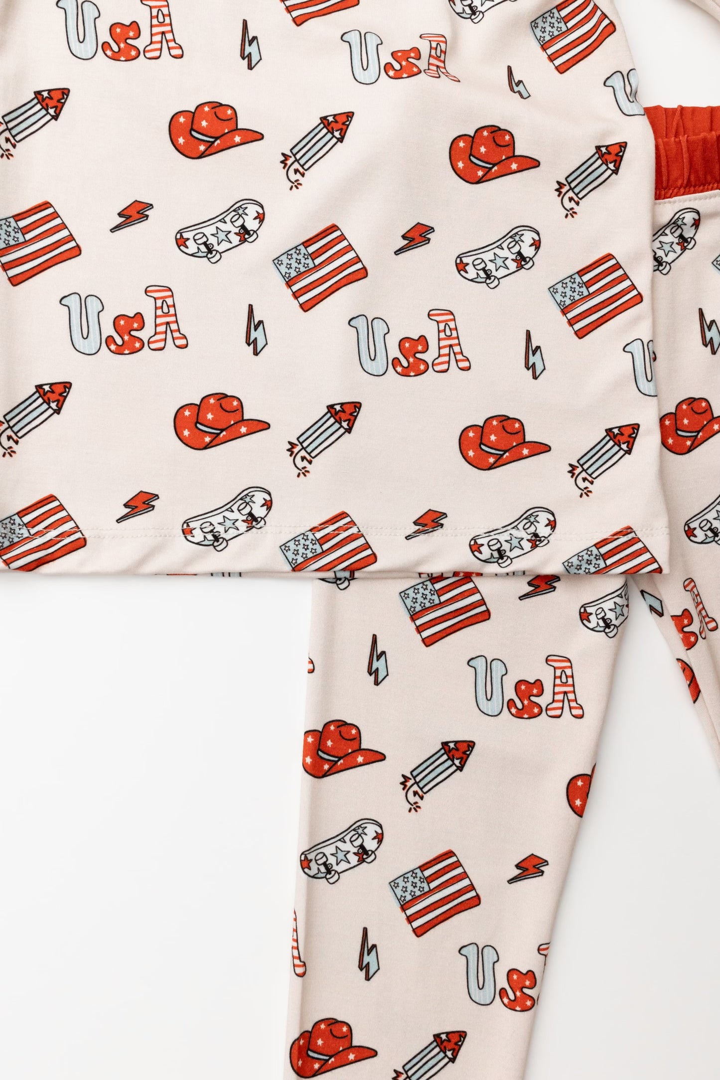 USA Retro—2PC AK DREAMERS PJS KIU COLLAB