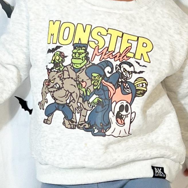 Monster Mash Graphic Crewneck-PRE ORDER
