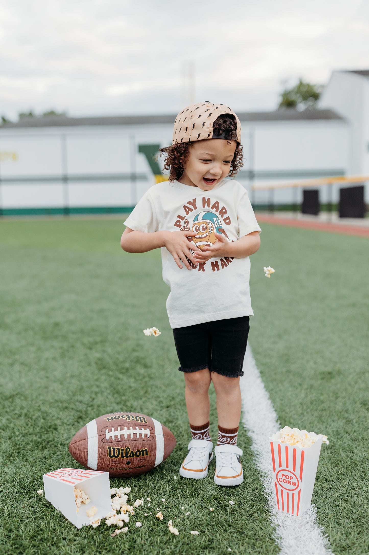 Snacks & football- Graphic Tee