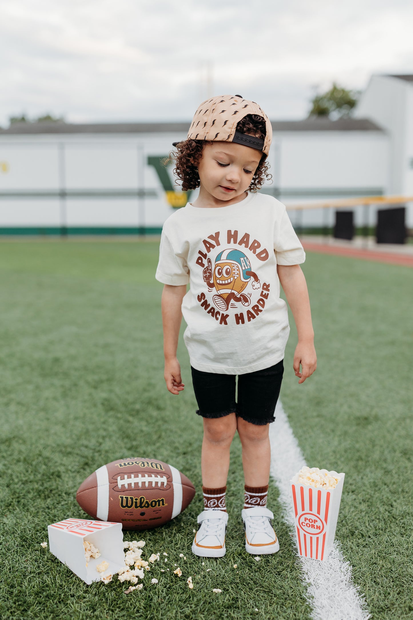 Snacks & football- Graphic Tee