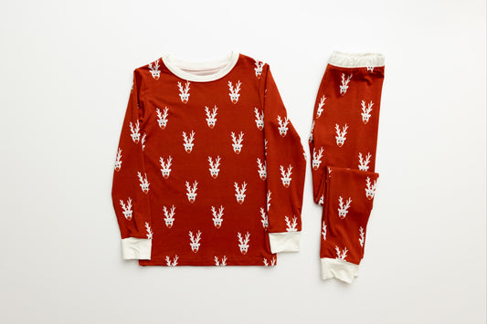 Reindeer Friends-AK Dreamers Bamboo 2PC PJ’s PRE ORDER