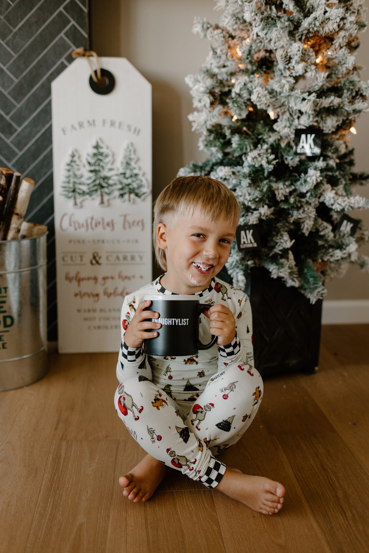 Merry Mischief-AK Dreamers Bamboo Kids 2PC PJ’s RTS