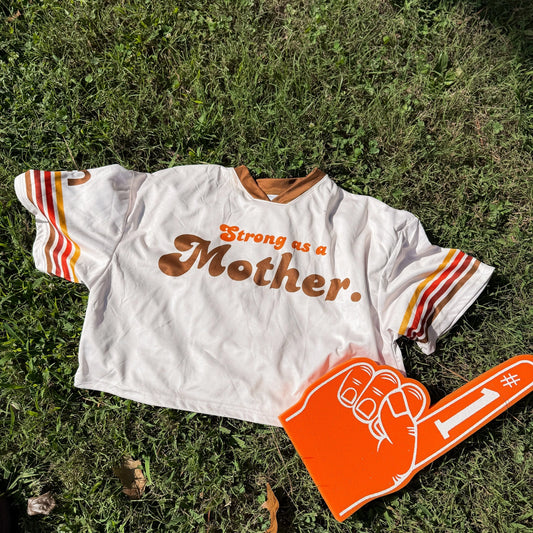 Strong as a Mother-Womens boxy jersey
