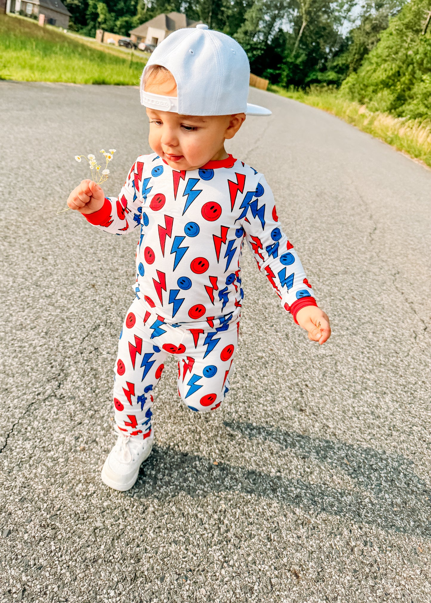 Retro smiles- 4th of July PJ’s