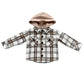 Hooded Flannel-Latte
