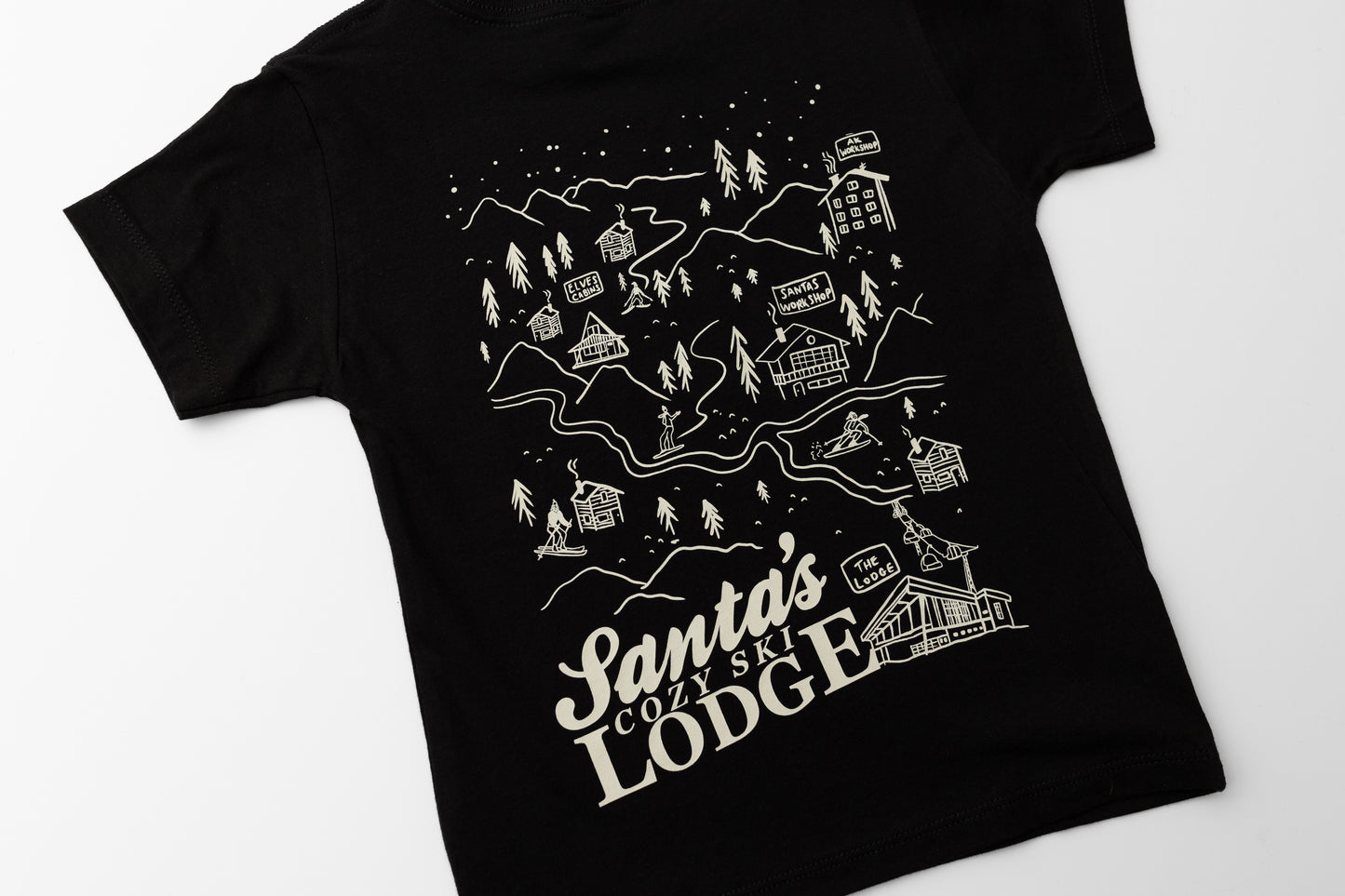 Santa’s Ski lodge-Graphic