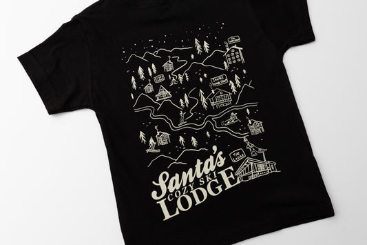 Santa’s Ski lodge-Graphic