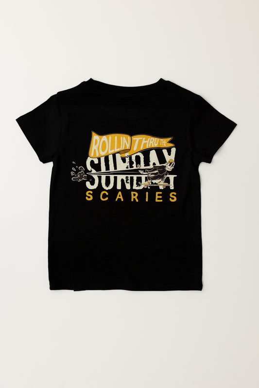 Sunday Scaries-Graphic Bamboo Tee-
