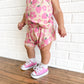 Strawberry summer- Ribbed bamboo set