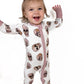 Ombré Skull Bamboo PJs -  Mauve