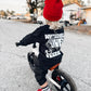 Wheelies-Long sleeve bamboo graphic tee