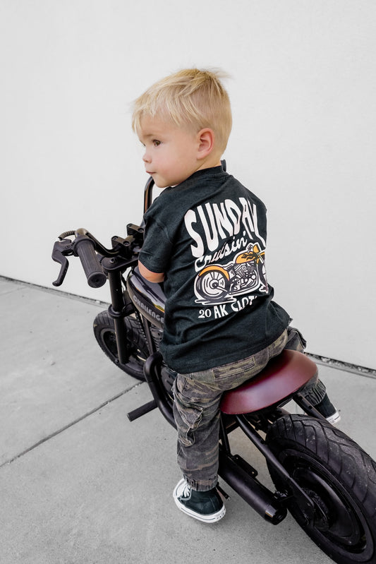 Sunday Crusin'-Graphic Bamboo Tee-