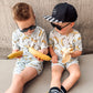 Summer bananas-Ribbed Bamboo set