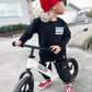 Wheelies-Long sleeve bamboo graphic tee