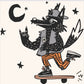 Werewolves skate -AK Dreamers Bamboo zipper PJ’s
