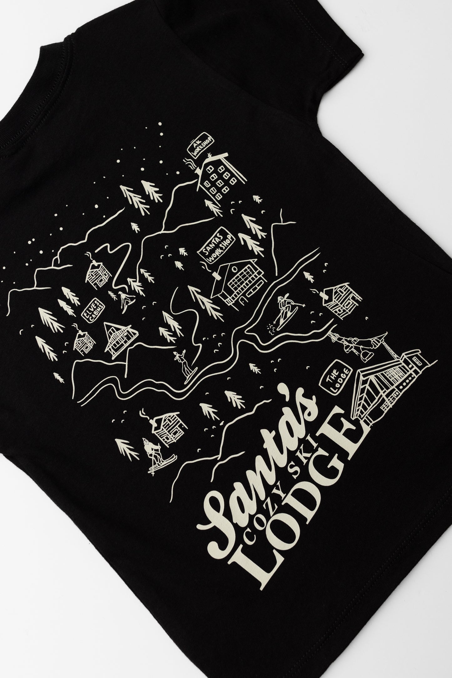 Santa’s Ski lodge-Graphic