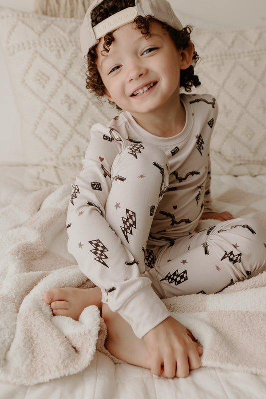 Too Fast—2PC AK DREAMERS BAMBOO PJS