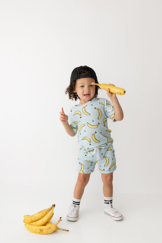 Summer bananas-Ribbed Bamboo set