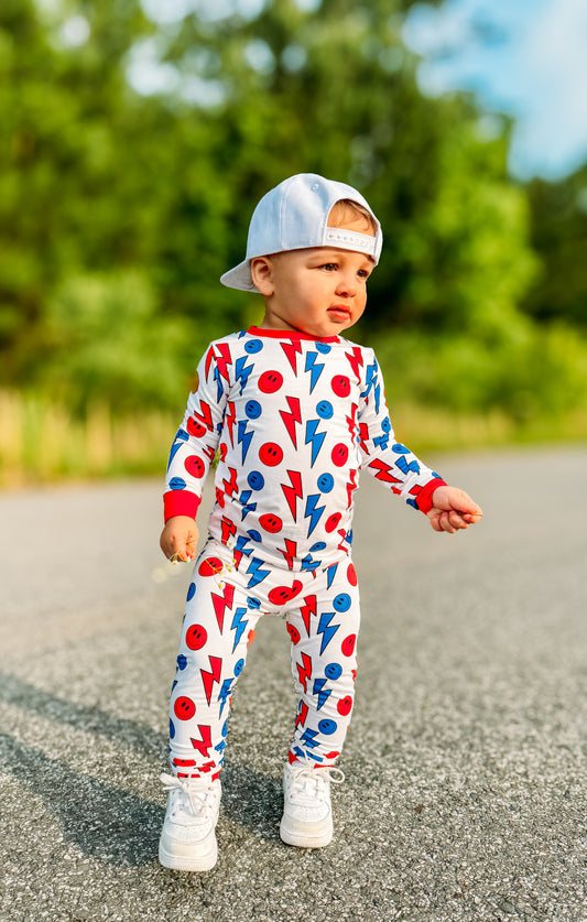 Retro smiles- 4th of July PJ’s