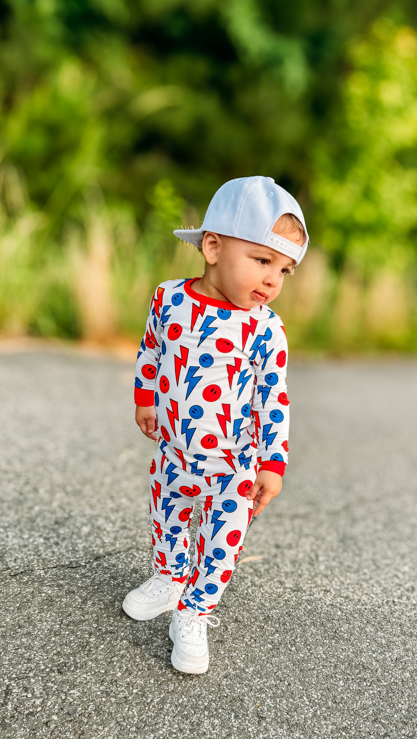 Retro smiles- 4th of July PJ’s