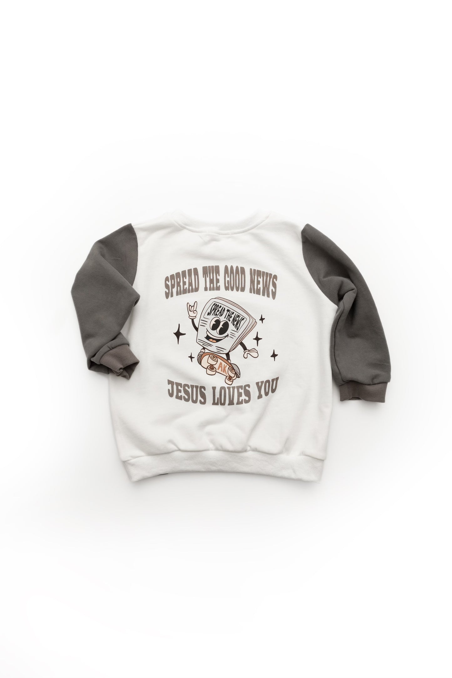 Spread the news-AK Colorblock Crewneck