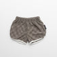 Checker Terry Shorts- SLATE