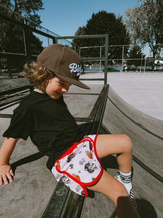All gas retro hybrid swim-RED RTS