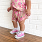 Strawberry summer- Ribbed bamboo set