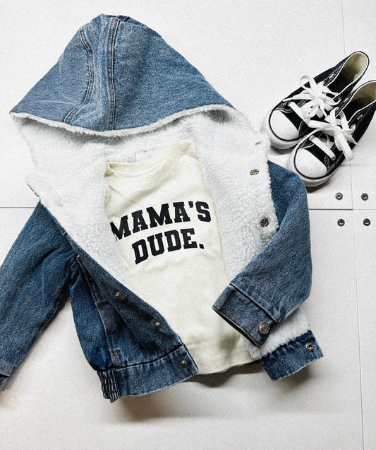 Denim Sherpa jacket-