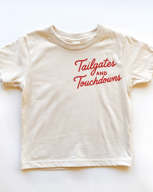 Tailgates & touchdowns - Kids Graphic Tee