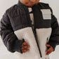 Quilted Sherpa Jacket- Baby sprouts
