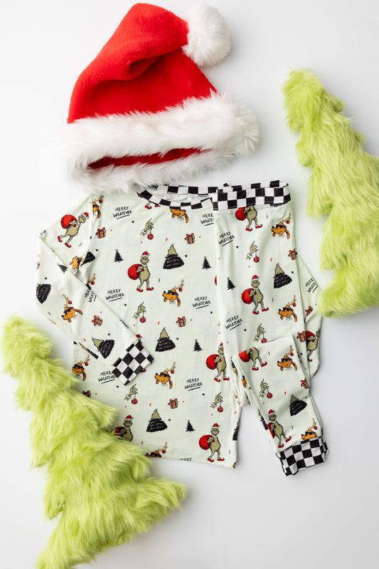 Merry Mischief-AK Dreamers Bamboo Kids 2PC PJ’s RTS