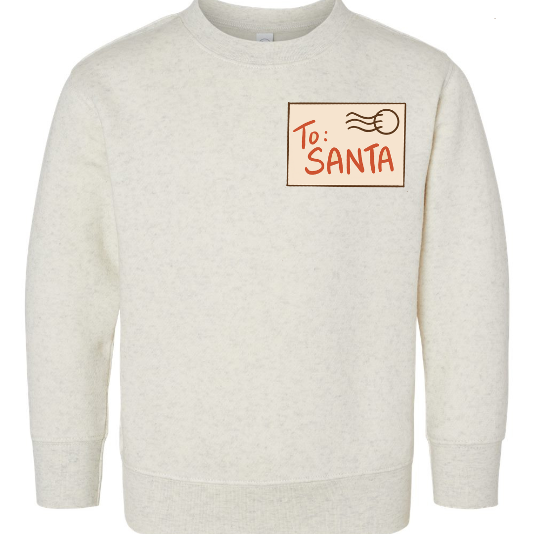 Santa mail-crewneck