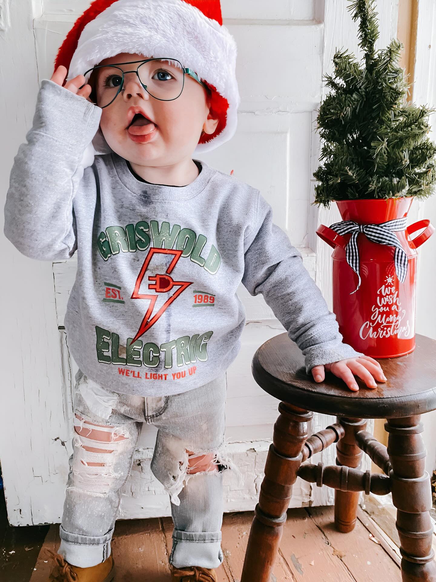 Griswold electric-Crewneck ADULT + MINI