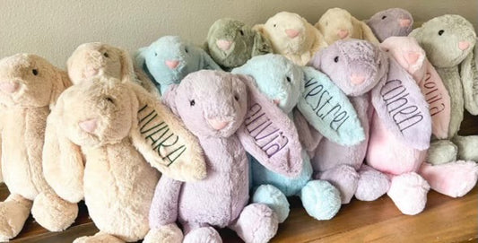 Customized Bunny Stuffy-PRE ORDER