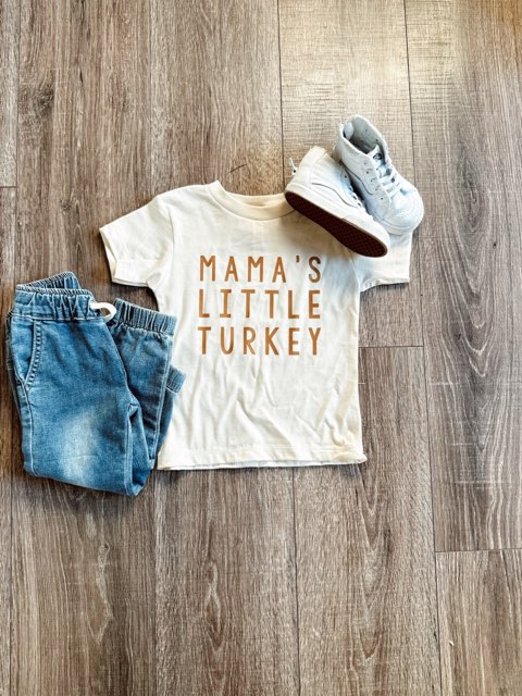 Mama's little turkey-gold