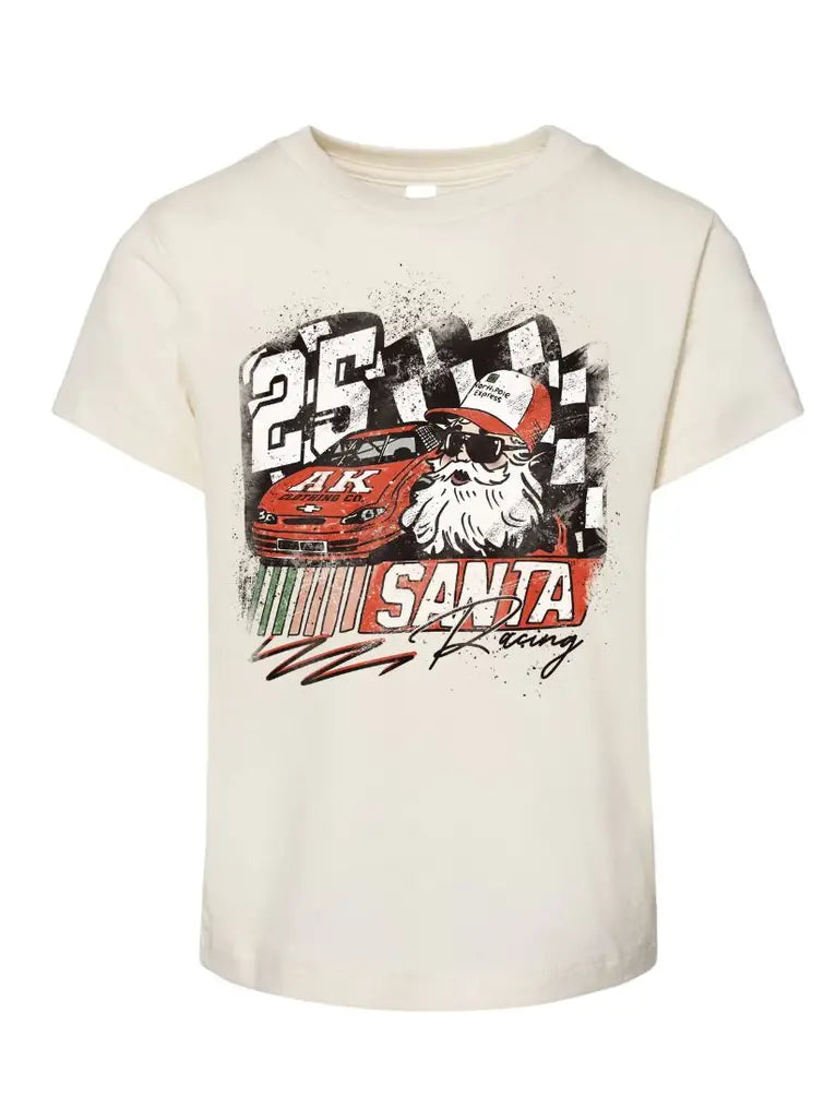 Santa race-graphic tee